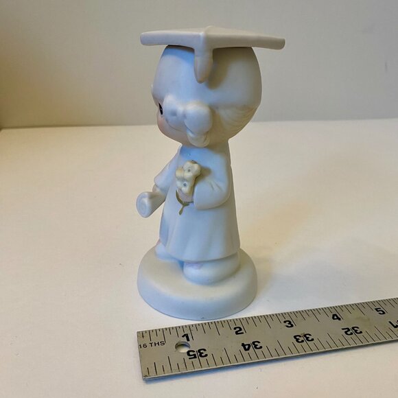 Precious Moments “Graduate” Jonathan & David 1980 Enesco Lord Bless You Keep You - Picture 7 of 7